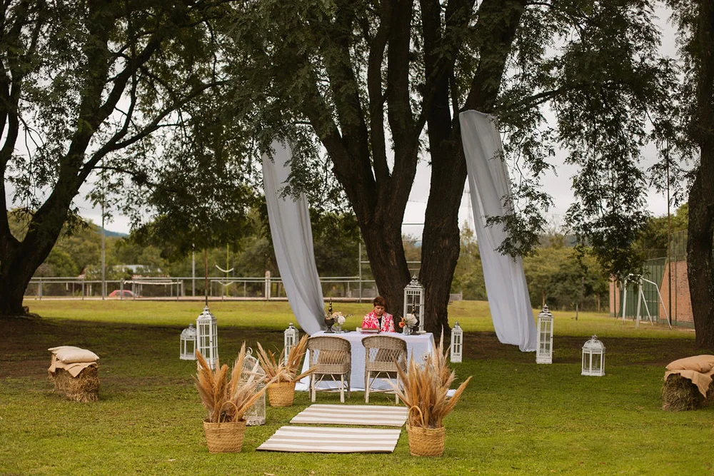 Coordinación de bodas - ceremonia al aire libre